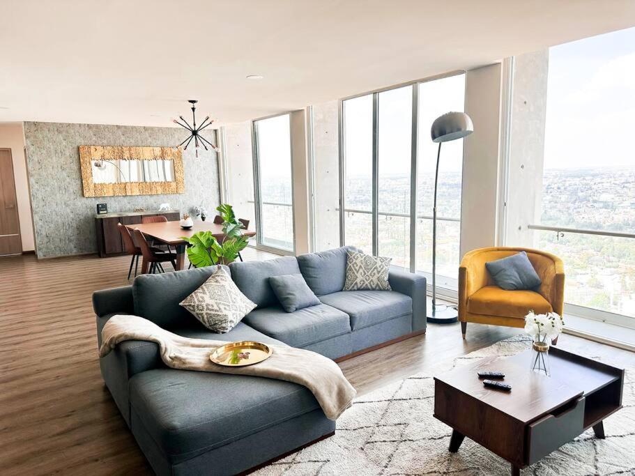 Luxury 3Br Apartment W Pool, Spa & Stunning Views Puebla Exteriör bild