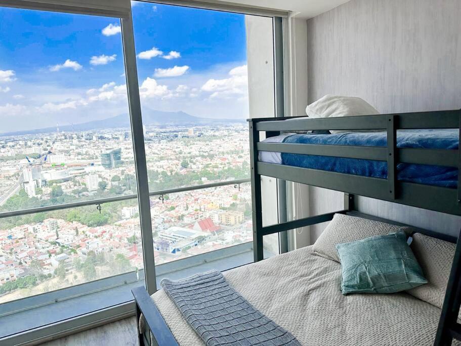 Luxury 3Br Apartment W Pool, Spa & Stunning Views Puebla Exteriör bild